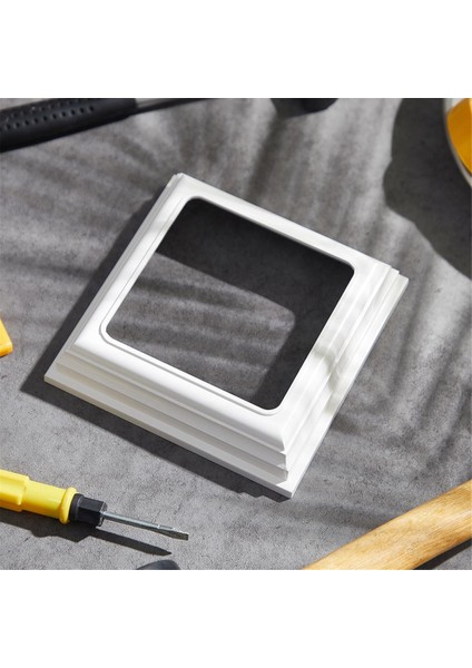 4X4INCH Vinil Post Etek Posta Taban Kapak Sütunu Sundurma Güverte Posta Base Vinil Post Sleeve Post Döşeme (8 Pc) (Yurt Dışından) indirimleri