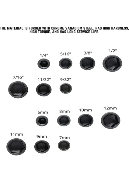 10PCS 6MM-15MM Altı Soket Kollu Mozalar Somun Sürücü Seti Tornavida Set Elektrikli Alışlar Bitler Set (Yurt Dışından) indirimleri