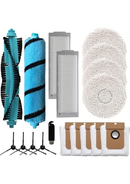 Cecotec Conga Için 11090 Robot Vakum Süpürücü Ana Yan Fırça Hepa Filtreleri Mop Bez Toz Torbaları Aksesuarlar (Yurt Dışından)