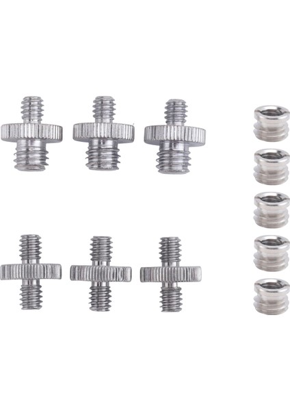 1/4 Inç 3/8 Inç Dönüştürücü Dişli Vida Adaptör Montajı Kamera/tripod/monopod/ballhead/ışık Standı (Yurt Dışından) modelleri