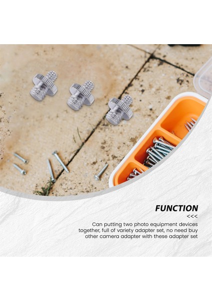 1/4 Inç 3/8 Inç Dönüştürücü Dişli Vida Adaptör Montajı Kamera/tripod/monopod/ballhead/ışık Standı (Yurt Dışından) indirimleri