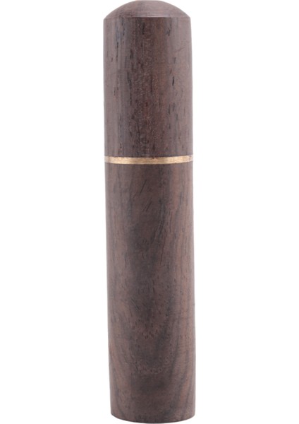 Ebony Ahşap Kürdan Tutucu Kova Mini Kutu Yürüyüş Portatif Zanaat El Yapımı Hediye 8*1.8cm (Yurt Dışından)