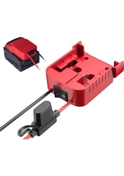 2pcs Power Wheels Adaptörü Milwaukee 18V Lityum Pil Dıy Pil Adaptörü Açık/kapalı Anahtar ve Sigorta Tel Terminalleri (Yurt Dışından) modelleri