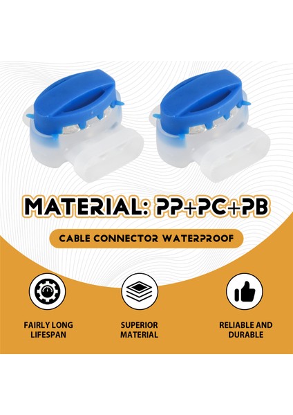 Robotik Çim Makineleri Için 30 Pcs Kablo Konektörleri, Jel Dolgulu Su Geçirmez Bağlantı Kablo Kablosu Konnektörü (Yurt Dışından) fırsatları