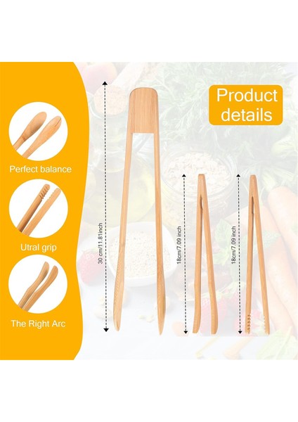 6 Adet Bambu Kaplama Pişirme Için Ahşap Kızartma Makinesi Maşaları Uzun Mutfak Pişirme Peynir Pastırma Almak Için Salata Maşaları (Yurt Dışından) fiyatları