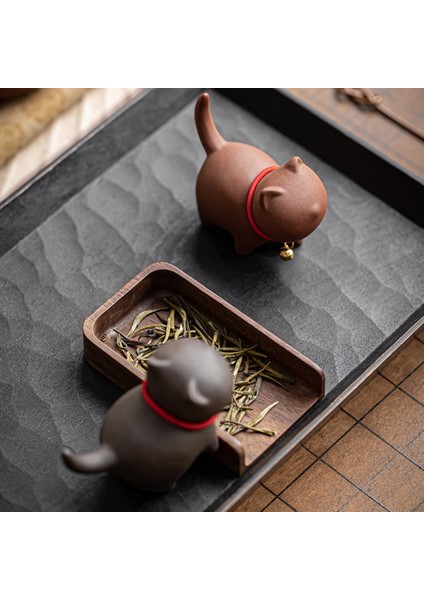 Siyah Sevimli Kedi Çay Evcil Hayvan Çay Sanat Süsleri Için Seramik Çay Seti Aksesuarları Kedi Teanware (Yurt Dışından) fırsatları