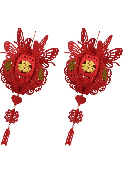 2pcs Su Geçirmez Iyi Servet Kırmızı Kağıt Fenerler Için Çin Yeni Yıl Bahar Festivali Partisi Kutlaması Ev Dekor (Yurt Dışından) fırsatları