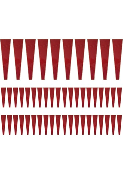 50PCS Tek Gül Kollu Çiçek Sarma Çantası Buket Ambalaj Çantaları Sevgililer Günü Için Çiçek Sarmalayıcılar, Kırmızı (Yurt Dışından)