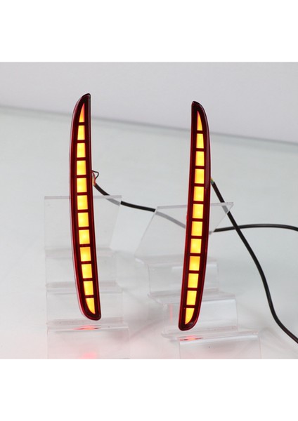 Honda Civic Hatchback Için 2pcs 2017 2017 2018 Çok Fonksiyonlu LED Arka Tampon Işık Arka Sis Lambası Otomatik Ampul Lambası (3 Fonksiyon) (Yurt Dışından) fırsatları