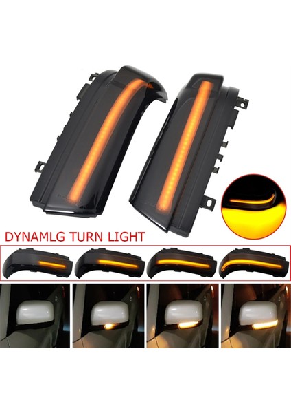 LED Dinamik Dönüş Sinyal Işıkları Yan Ayna Göstergesi Mitsubishi Pajero V73 V77 V93 V97 8351A029 8351A030 (Yurt Dışından) fırsatları