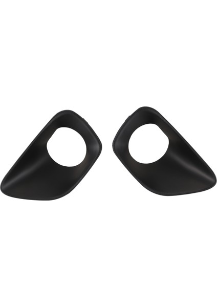 2pcs Siyah Abs Ön Tampon Sis Lambası Kaplama Lambası Çerçeve Kapağı 68078284AA 68078285AA Jeep Grand Cherokee 2011-2013 (Yurt Dışından)