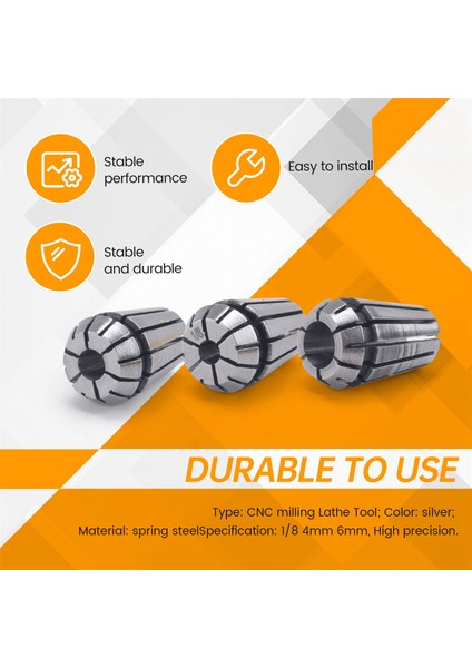 ER11 Cnc Kolet Chucks Alet Bitleri Tutucu 1/8 Inç (3.175MM) 4mm 6mm (Yurt Dışından) indirimleri