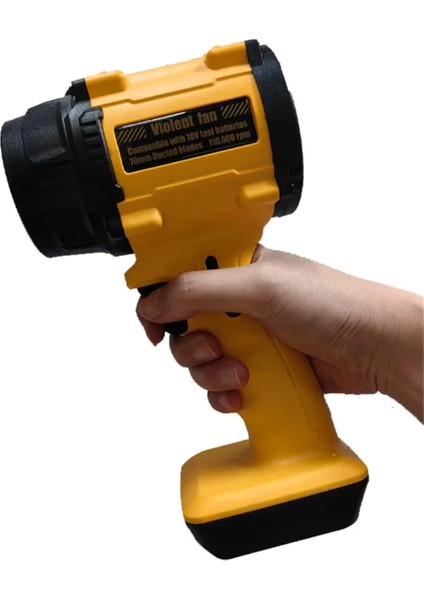 Yüksek Güçlü Şiddetli Fan Hava Üfleyici Turbo Jet Fanı Itme Yaprak Tozu El Aletleri Dewalt 20V 18V Pil (Yurt Dışından) modelleri