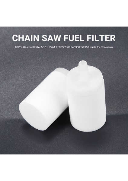 10PCS Gaz Yakıt Filtresi 50 51 55 61 268 272 Xp 345350351353 Husqvarna Testere Için Parçalar (Yurt Dışından) fırsatları