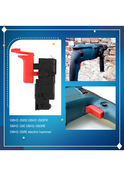 Bosch GBH2-26DE GBH2-26DFR Gbh 2-26E GBH2-26DRE Gbh2-26 Re Için Elektrik Çekiç Matkap Anahtarı (Yurt Dışından) indirimleri