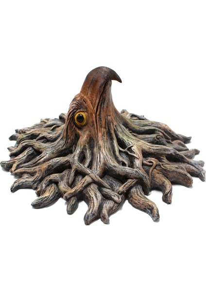 Reçine El Sanatları Kabuğu Kartal Yüz Ağacı Asma Bahçe Kolye Yaratıcıları Açık Bahçe Dekorasyonları (Yurt Dışından)