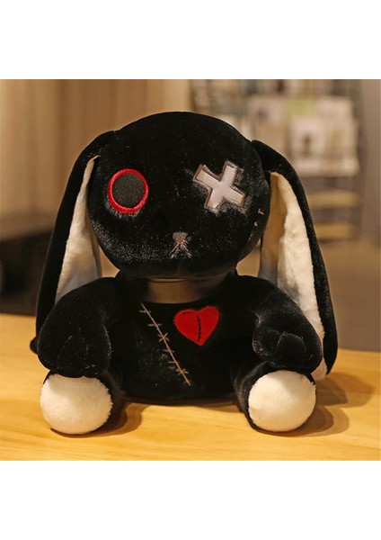 Çılgın Tavşan Peluş Tavşan Oyuncak Korkunç Tavşan Doldurulmuş Tavşan Hayvan Yastığı, Doğum Günü Hediyesi, Siyah (Yurt Dışından) fiyatları