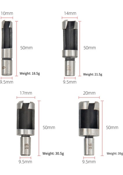 Cork Matkap 8 Parçalı Set Ahşap Işleme Deliği Açıcı Seti Sondaj Bit Cork Matkap Pençe Pençe Bit Aracı (Yurt Dışından) fırsatları