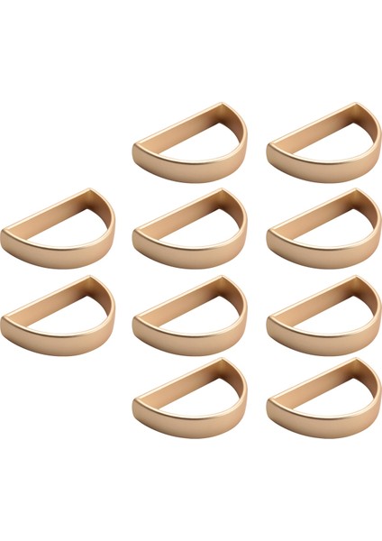 10 Adet Altın Peçete Halkaları Metal Peçete Halka Tutucular Modern Tasarım Yüzüğü Tutucu Metal Yarım Daire Serviette Tokalar (Yurt Dışından) modelleri