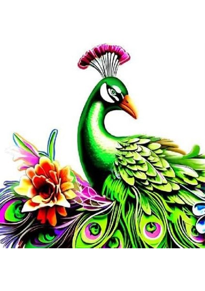 Ev Dekoru Dış Demir Tavus Kuşu Duvar Asma Avlu Duvar Düzeni Peyzaj Duvar Asma Accessorie Ev Dekoru, Yeşil (Yurt Dışından) modelleri