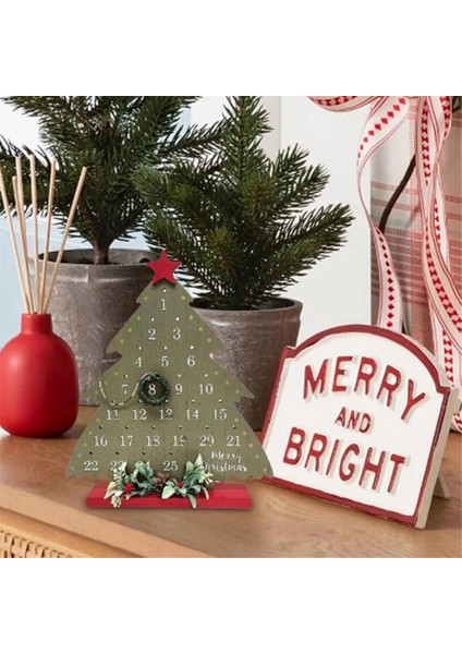 Mutlu Noel Süsleri Takvim Geri Sayım Noel Şekli Ev Dekorasyonu 2024 Noel Navidad Dekor (Yurt Dışından) fiyatları