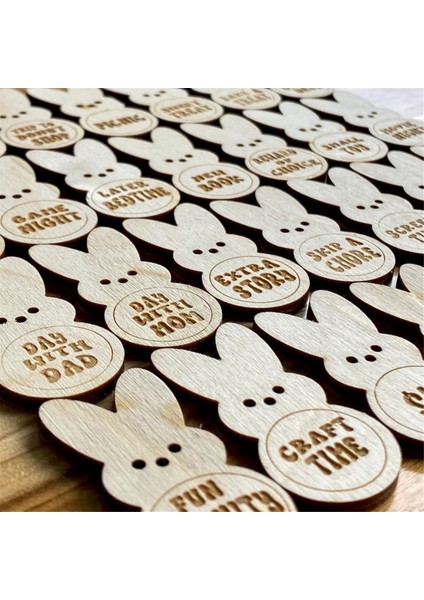 Paskalya Jetonları Paskalya Ödül Jetonları, Ahşap Yumurta Ödül Setleri B (Yurt Dışından) modelleri