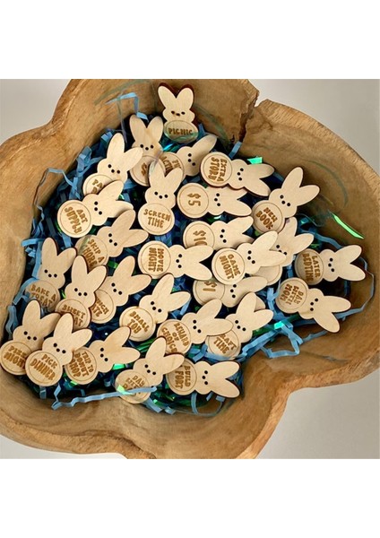Paskalya Jetonları Paskalya Ödül Jetonları, Ahşap Yumurta Ödül Setleri B (Yurt Dışından) fırsatları
