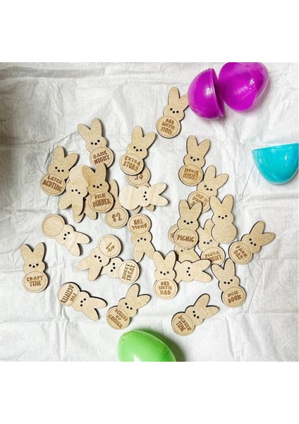 Paskalya Jetonları Paskalya Ödül Jetonları, Ahşap Yumurta Ödül Setleri B (Yurt Dışından) indirimleri