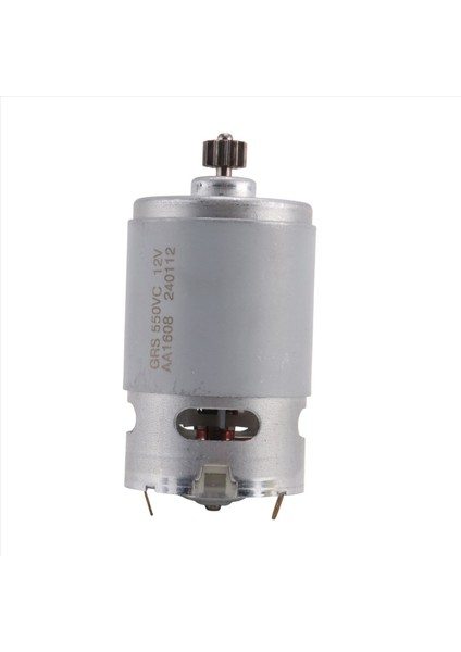 RS550 12V Dc Motor Dıy Güç Aleti Kiti, Iki Vitesli 12 Dişli ve Elektrikli Matkap Tornavida Için Yüksek Tork Şanzıman (Yurt Dışından)