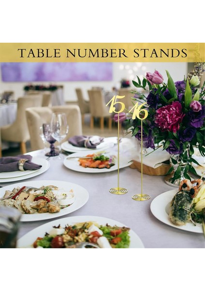 20 Pcs Metal Tablo Numaraları 1-20 Düğün Resepsiyonu Için Tablo Numaraları 12 Inç Parti Tablo Numarası Sağlam Tutucu Taban (Yurt Dışından) fırsatları