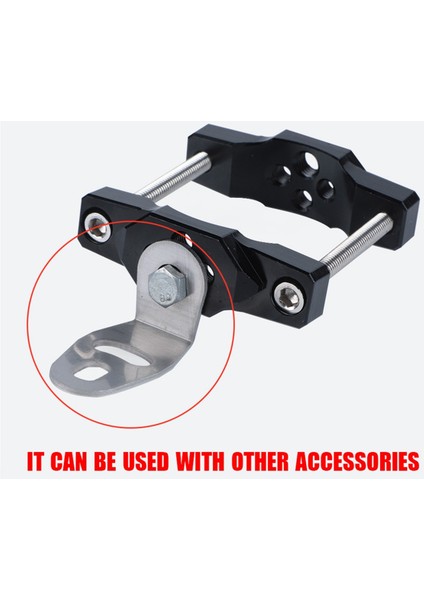 Alüminyum Alaşım 17-54MM Motosiklet Far Braketi Tampon Montaj Kelepçesi Yardımcı Spot Işığı Sis Lambası Tutucu Aksesuarlar (Yurt Dışından) fiyatları