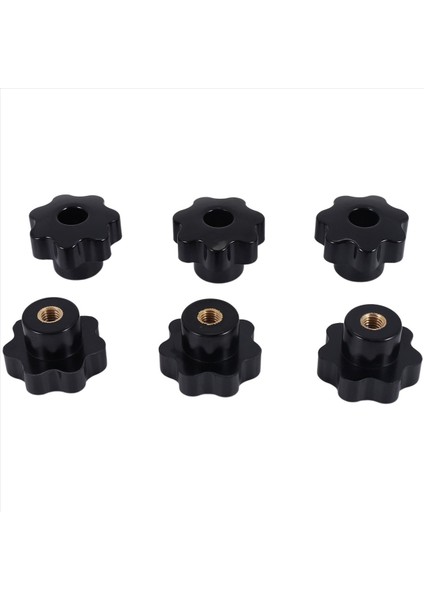 Makineler Mandal Kleman Kepçeli Fındık Düğme Kavrama M8 Dişi Iplik 6pcs (Yurt Dışından)