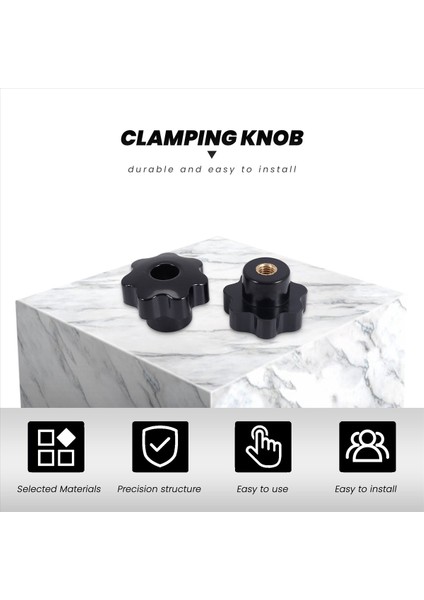 Makineler Mandal Kleman Kepçeli Fındık Düğme Kavrama M8 Dişi Iplik 6pcs (Yurt Dışından) fiyatları