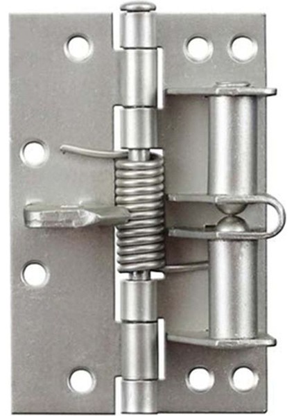 Otomatik Kapı Yakın Dolap Gardırop Çok Fonksiyonlu Çıkarılabilir Yay Menteşeleri Konumlandırma Kapısı Yakın, Gümüş (Yurt Dışından)