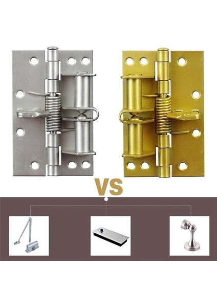 Otomatik Kapı Yakın Dolap Gardırop Çok Fonksiyonlu Çıkarılabilir Yay Menteşeleri Konumlandırma Kapısı Yakın, Gümüş (Yurt Dışından) fırsatları