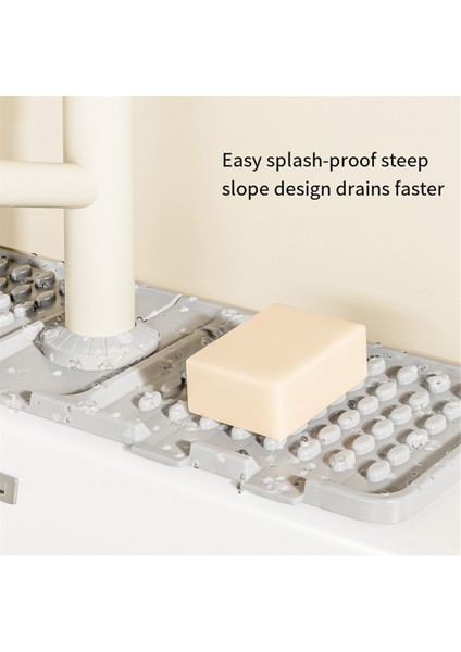 Mutfak Lavabo Musluk Ped, Silikon Lavabo Musluk Ped Sıçrama Koruma, Musluk Su Emme Lavabo Koruma Pedi Gri (Yurt Dışından) indirimleri
