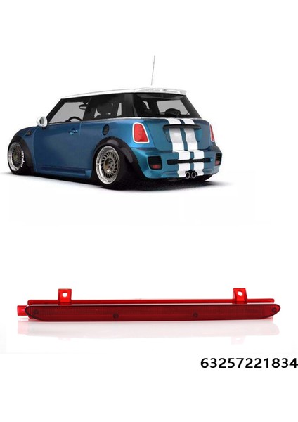 Araba Üçüncü Yüksek Fren Işığı 63212751575 63257221834 Bmw Mini Cooper R55 R56 R60 2005-2016 Arka LED Fren Işığı Kırmızı (Yurt Dışından) fırsatları