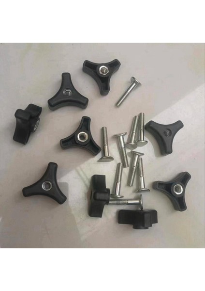 10 Set Üçgen Sap Çubuk Tekerleği Düğmesi ve Cıvata Bağlantı Makinesi Çim Makinesi Çim Biçme Makinesi Aksesuarları (Yurt Dışından) indirimleri