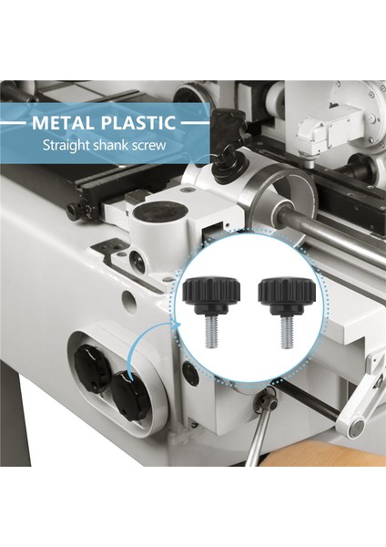 M4 x 10MM Yuvarlak Kafa Vidası Thumbsscrews Tuzlu Kelepçe Knob 2 Pcs (Yurt Dışından)