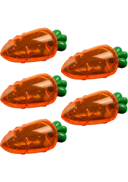 5 Adet Şeffaf Paskalya Plastik Havuç Şeker Kutusu Yaratıcı Paskalya Hediye Kutusu Süslemeleri C (Yurt Dışından)