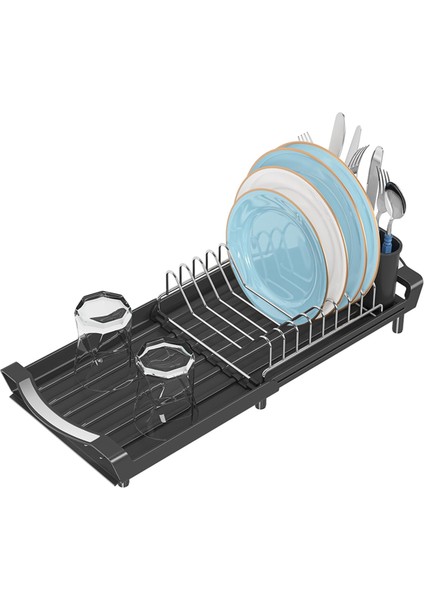 Genişletilebilir Çatal Bıçak Mutfak Sayacı Çatal Teşhis Rafı Çatal Terlemesi Raflı Ayarlanabilir Meme Çatır Takımı Filtresi (Yurt Dışından)