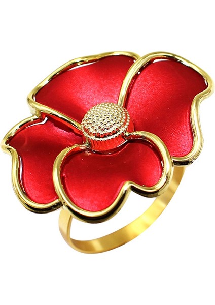 Çiçek Peçete Halkaları, Kağıt Peçeteler ve 6 Kişilik Masa Bezleri Için Zarif Peçete Tutucuları, B (Yurt Dışından) indirimleri