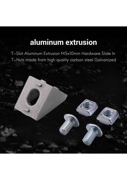 50PCS Köşe Braket 2020 Serisi Alüminyum Profil Konnektörü 6 mm Yuva Alüminyum Profil Aksesuarları (Yurt Dışından) fırsatları