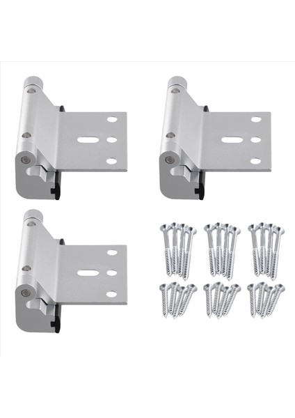 3 Adet Kapı Takviye Kilidi, Alüminyum Alaşım U Kapı Takviye Kilidi 3inch Güvenlik Kapı Kilidi Ev Geçirmez Kapı Durdurucu (Yurt Dışından)