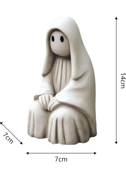Hayalet Heykeli, Beyaz Reçine Bahçesi Hayalet Heykeli Cadılar Bayramı Dekorasyonları, Ev Oda Masası Dekor C Için Hayalet Figürinler C (Yurt Dışından) indirimleri