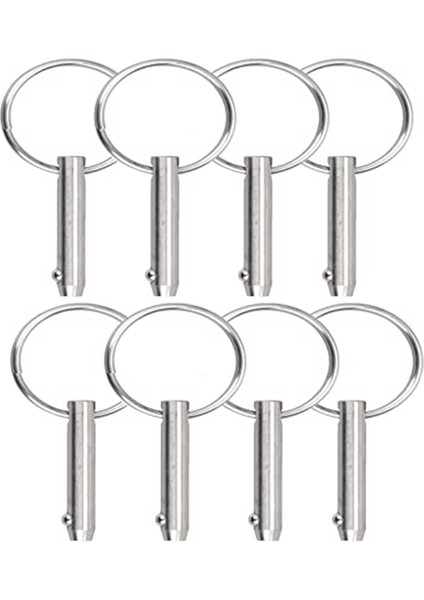 4 Pcs Deniz Hızlı Serbest Bırakma Pimleri Bimini Üst Pimleri, Çap 1/4in (6.3mm), Toplam Uzunluk1.5in (38MM), Kullanılabilir Uzunluk (25.4mm) (Yurt Dışından) modelleri