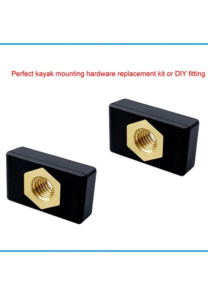 8pcs Kayak Yan Montaj Slayt Raylı Kaydırıcılar Balık Tutma Çubuk Kutup Tutucu Montaj Tabanı Sürgülü Somun (Yurt Dışından) indirimleri