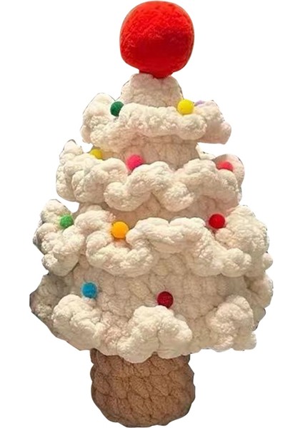 Noel Kolye, Duvarlar, Merdivenler, Pencereler Asılı Ev Dekoru Tatil Süslemeleri Beyaz Için El Yapımı Örme Süsler (Yurt Dışından)