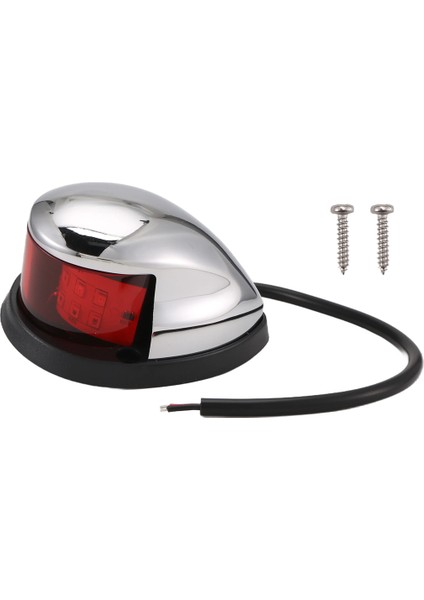 1pcs 12V Gezinme Işıkları LED Çinko Alaşım Yay Işık Deniz Teknesi LED Kırmızı Yeşil Pontoons Yelken Sinyal Işıkları (Yurt Dışından)