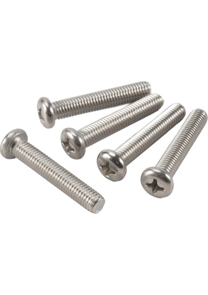 M8 x 45MM 304 Paslanmaz Çelik Phillips Makine Vidalı Cıvatası 5 Pcs (Yurt Dışından)
